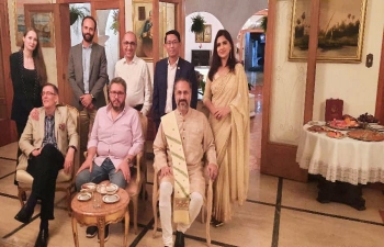 El Embajador Abhishek Singh asistio a la cena de Iftar ofrecida por el Sr. Kareem Amin, Embajador de Egipto en Venezuela. El Embajador transmitio saludos para el mes sagrado del Ramadan.